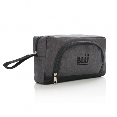 Logo trade promotional gift photo of: Classic two tone toiletry bag