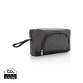 Classic two tone toiletry bag, anthracite