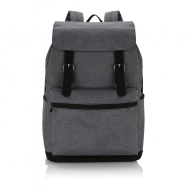 Logo trade promotional merchandise picture of: Laptop backpack with magnetic buckle straps