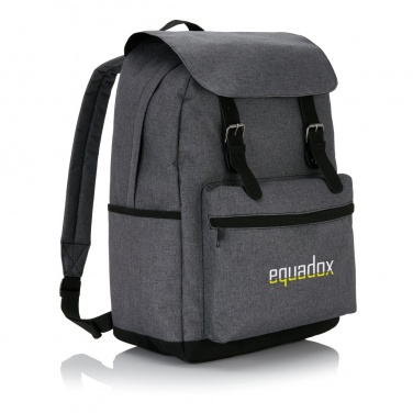 Logo trade promotional item photo of: Laptop backpack with magnetic buckle straps