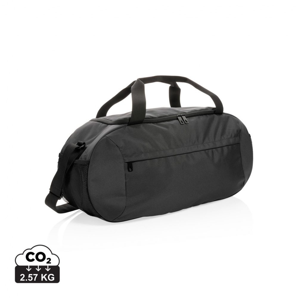 Logotrade advertising product picture of: Impact AWARE™ RPET modern sports duffel