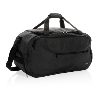 Logotrade business gift image of: Swiss Peak AWARE™ RPET sports duffel bag