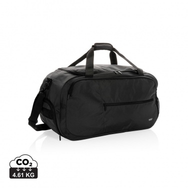 Logo trade promotional items picture of: Swiss Peak AWARE™ RPET sports duffel bag