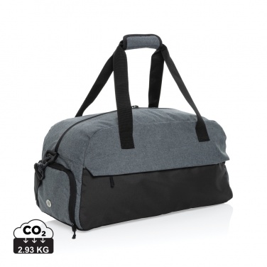 Logo trade promotional gift photo of: Kazu AWARE™ RPET basic weekend duffel