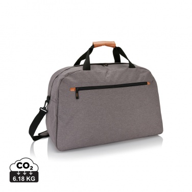 Logo trade corporate gifts image of: Fashion duo tone travel bag