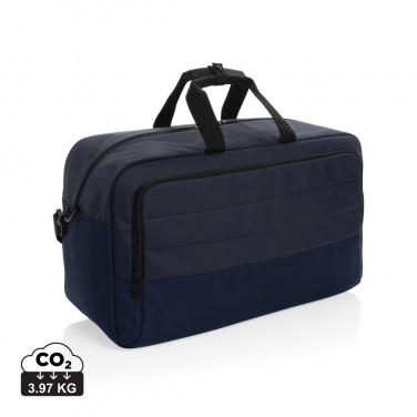 Logo trade promotional item photo of: Armond AWARE™ RPET weekend duffel bag