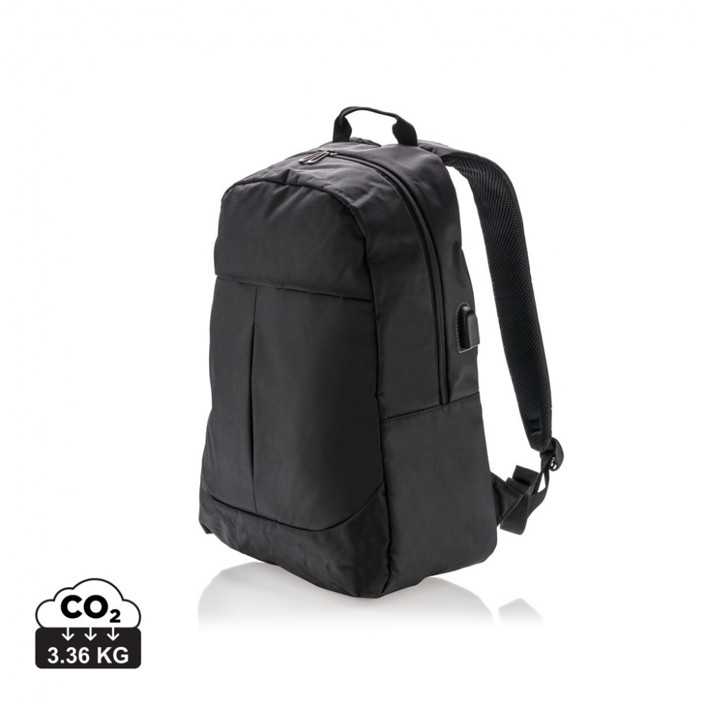 Logo trade promotional product photo of: Power USB laptop backpack