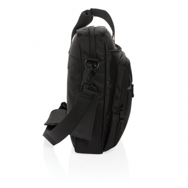 Logo trade corporate gift photo of: Swiss Peak RPET Voyager RFID 15.6" laptop bag