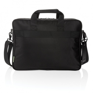 Logo trade advertising products image of: Swiss Peak RPET Voyager RFID 15.6" laptop bag