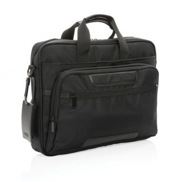 Logotrade corporate gift image of: Swiss Peak AWARE™ RPET Voyager 15.6" laptop bag