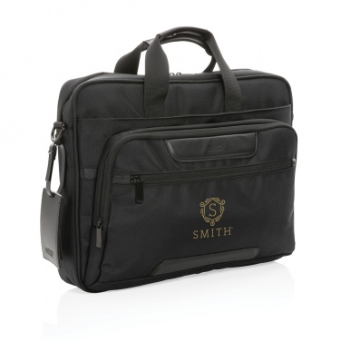 Logotrade promotional merchandise photo of: Swiss Peak AWARE™ RPET Voyager 15.6" laptop bag