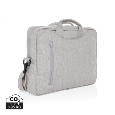 Logotrade promotional item image of: Laluka AWARE™ recycled cotton 15.4 inch laptop bag