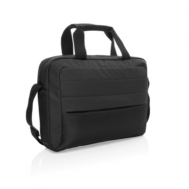 Logo trade promotional giveaways image of: Armond AWARE™ RPET 15.6 inch laptop bag