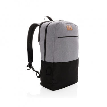 Logotrade advertising product image of: Modern 15.6" USB & RFID laptop backpack PVC free