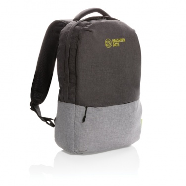 Logo trade promotional product photo of: Duo colour RPET 15.6" RFID laptop backpack PVC free