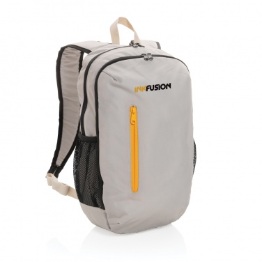 Logo trade business gifts image of: Impact AWARE™ 300D RPET casual backpack