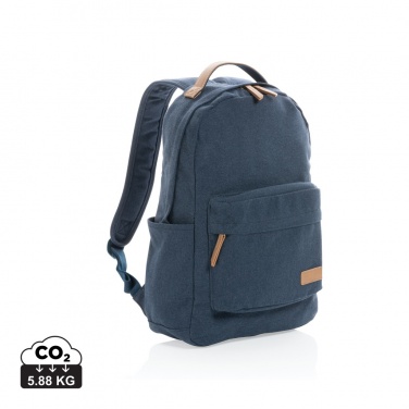 Logotrade promotional giveaway image of: Impact AWARE™ 16 oz. recycled canvas backpack