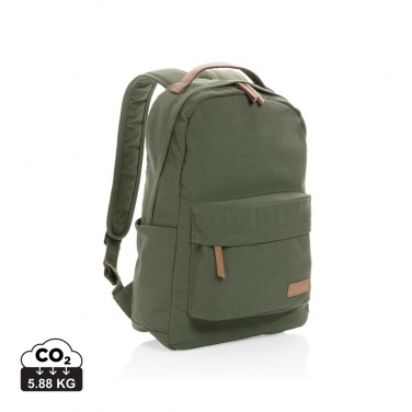 Logotrade promotional giveaway image of: Impact AWARE™ 16 oz. recycled canvas backpack