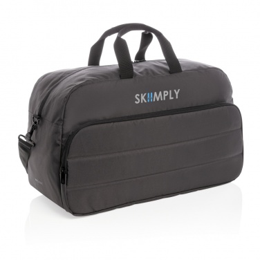 Logo trade business gifts image of: Impact AWARE™ RPET weekend duffel