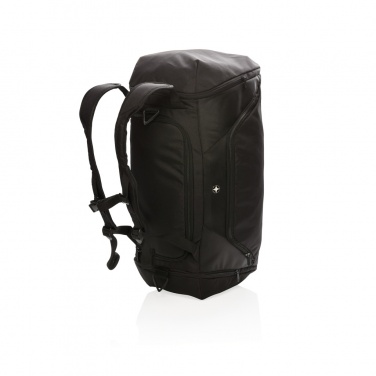 Logo trade business gift photo of: Swiss Peak RFID sports duffel & backpack