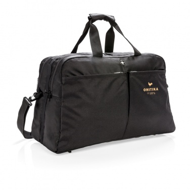 Logo trade promotional giveaway photo of: Swiss Peak RFID duffle with suitcase opening