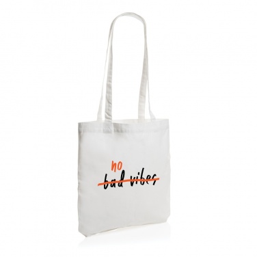 Logo trade business gift photo of: Impact AWARE™ recycled cotton tote 330 gsm