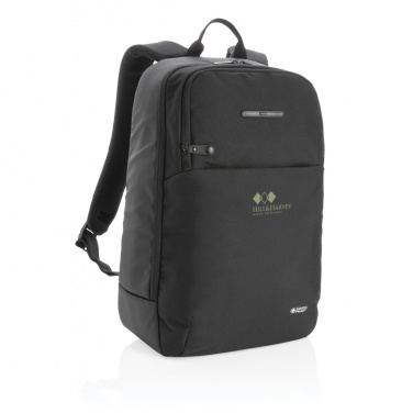 Logotrade promotional items photo of: Swiss Peak laptop backpack with UV-C steriliser pocket