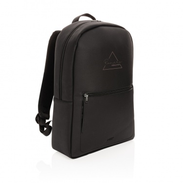 Logotrade promotional giveaway image of: Swiss Peak deluxe PU laptop backpack PVC free