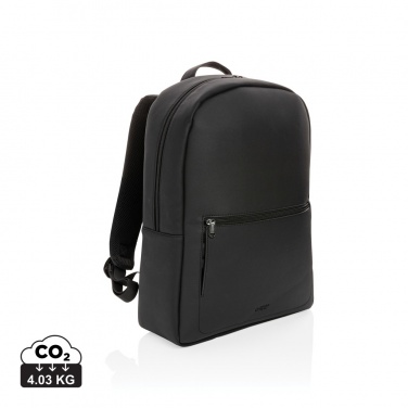 Logo trade advertising products image of: Swiss Peak deluxe PU laptop backpack PVC free