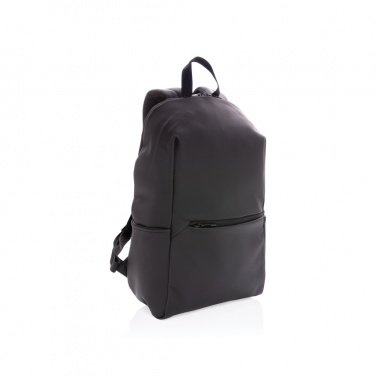 Logo trade promotional product photo of: Smooth PU 15.6"laptop backpack