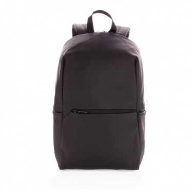 Logo trade promotional item photo of: Smooth PU 15.6"laptop backpack