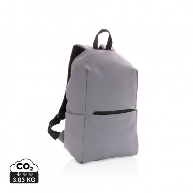 Logo trade promotional product photo of: Smooth PU 15.6"laptop backpack