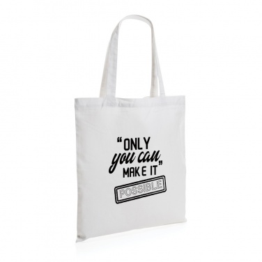 Logo trade promotional merchandise photo of: Impact AWARE™ Recycled cotton tote 145g