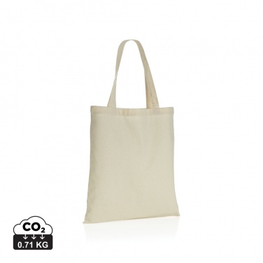 Logo trade corporate gifts image of: Impact AWARE™ Recycled cotton tote 145g