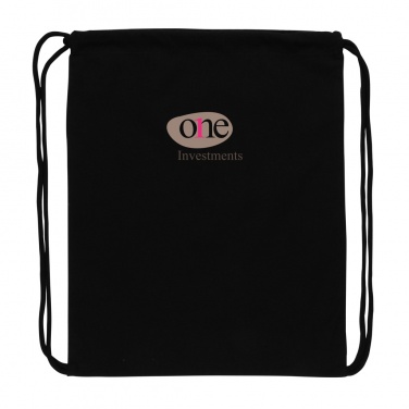 Logotrade promotional merchandise picture of: Impact AWARE™ recycled cotton drawstring backpack 145g