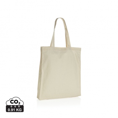 Logo trade promotional gift photo of: Impact AWARE™ Recycled cotton tote w/bottom 145g