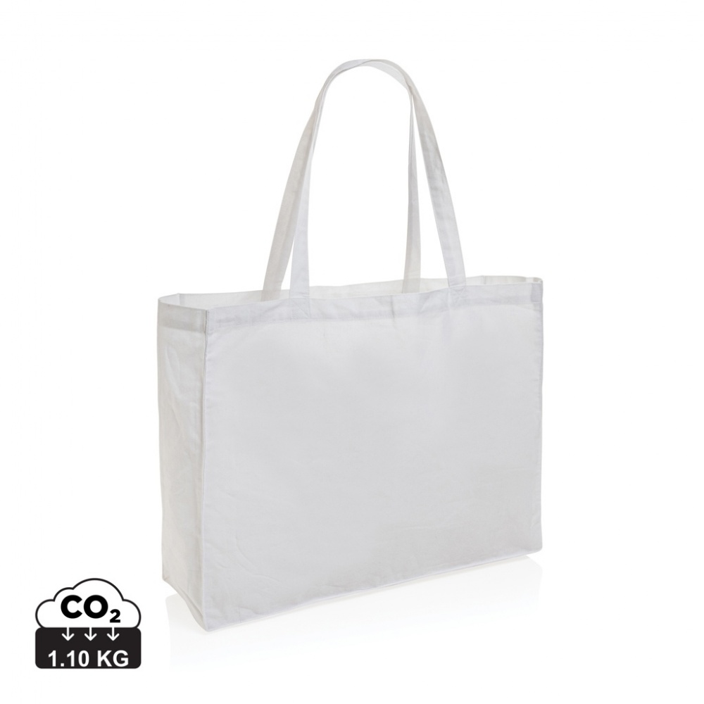 Logotrade promotional products photo of: Impact AWARE™ Recycled cotton shopper 145g