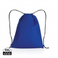 Impact AWARE™ RPET 190T drawstring bag, blue