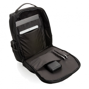 Logotrade promotional item picture of: Swiss Peak AWARE™ RPET 15.6 inch commuter backpack