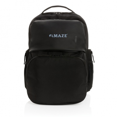 Logotrade promotional merchandise image of: Swiss Peak AWARE™ RPET 15.6 inch commuter backpack