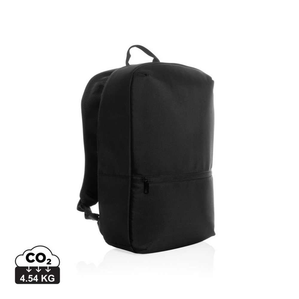 Logotrade promotional gift picture of: Impact AWARE™ 1200D Minimalist 15.6 inch laptop backpack