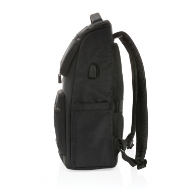 Logo trade promotional items picture of: Swiss Peak AWARE™ RPET Voyager 15.6" laptop backpack