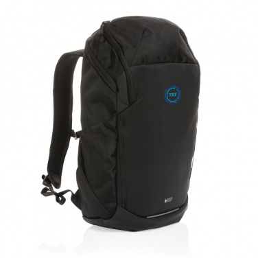 Logo trade promotional merchandise photo of: Swiss Peak AWARE™ RPET 15.6 inch business backpack