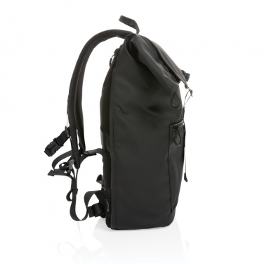 Logo trade corporate gifts image of: Impact AWARE™ RPET water resistant 15.6" laptop backpack