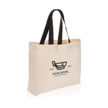 Logo trade promotional gift photo of: Impact Aware™ 240 gsm rcanvas large tote undyed