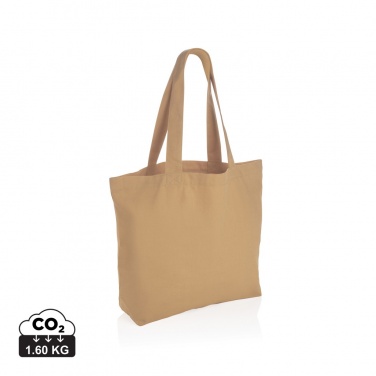 Logotrade corporate gift picture of: Impact Aware™ 240 gsm rcanvas shopper w/pocket undyed