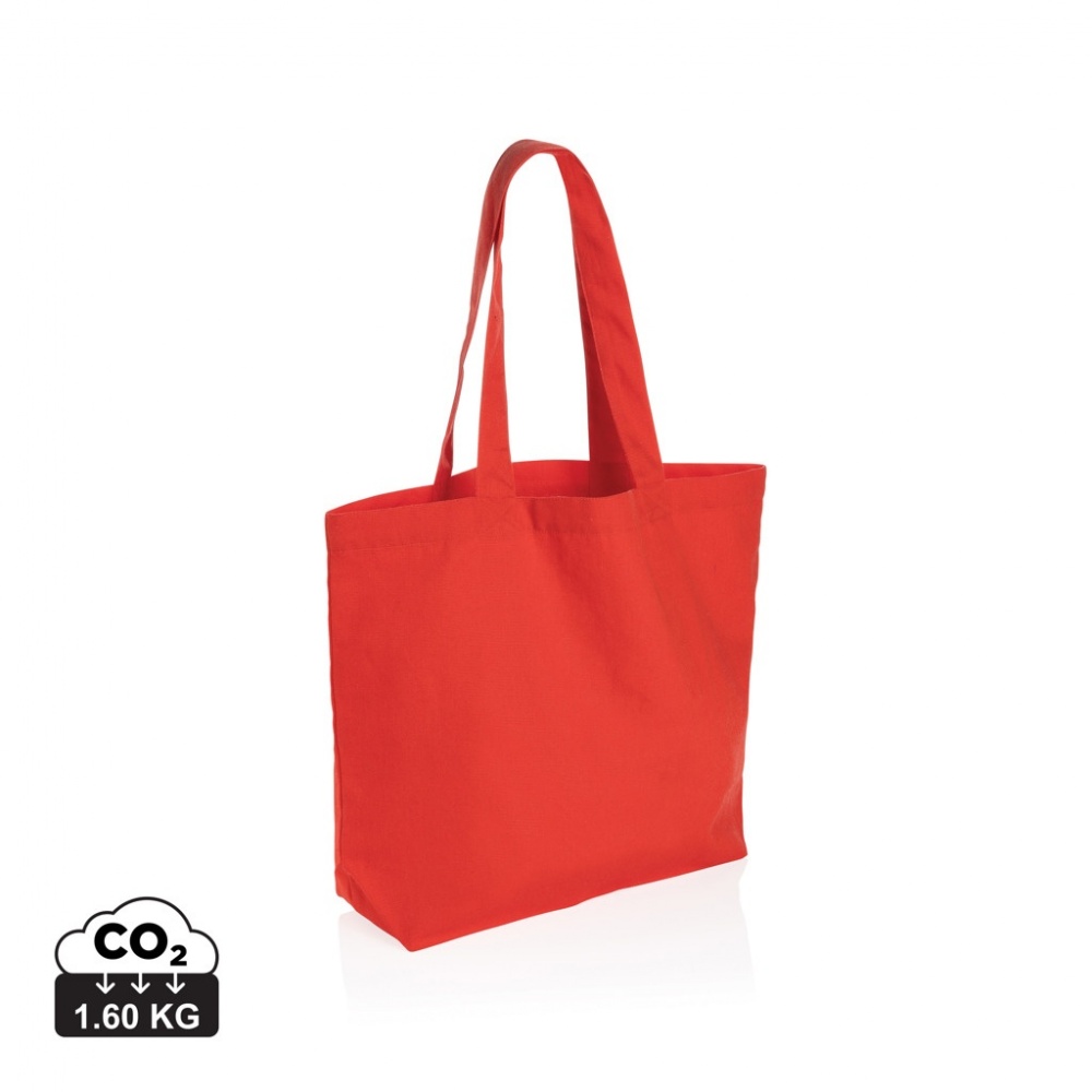 Logo trade promotional gifts picture of: Impact Aware™ 240 gsm rcanvas shopper w/pocket