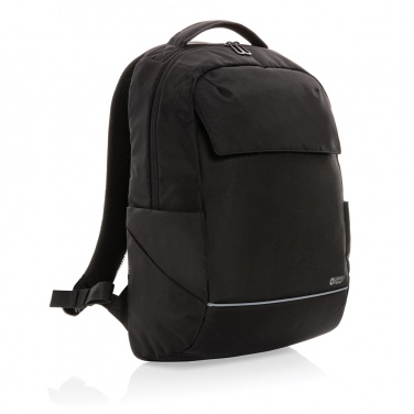 Logo trade promotional merchandise image of: Swiss Peak Brooke AWARE™ RPET daily 15.6" laptop backpack