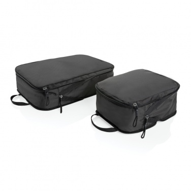 Logotrade business gift image of: Swiss Peak Ridge AWARE™ RPET compression travel cubes 2pc