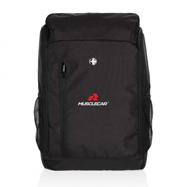 Logotrade promotional gift image of: Swiss Peak AWARE™ easy access 15.6'' laptop backpack